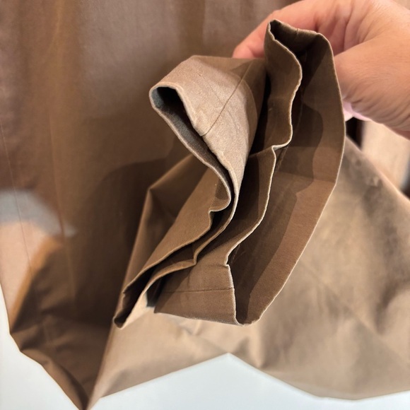 BRUNELLO CUCINELLI Sz 6 Khaki Pants Trousers Cotton Elastane Blend Pockets - Picture 4 of 13